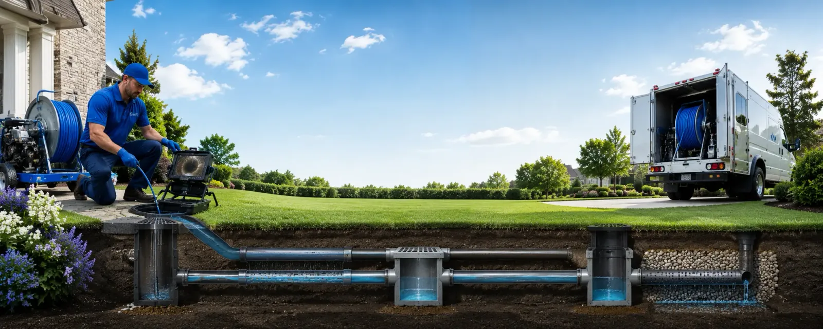 Outdoor drain cleaning information for Kesley, IA
